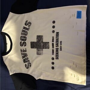 Save Souls Tee - Black and White